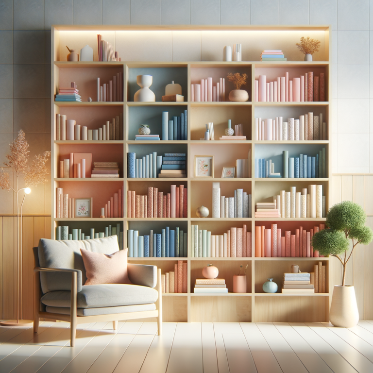 Une bibliotheque moderne et minimaliste