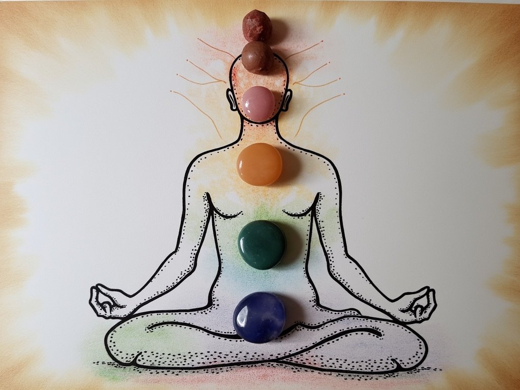 Homme assis zen en méditation