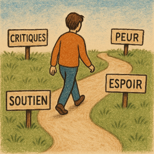 critiques peur soutien et espoir