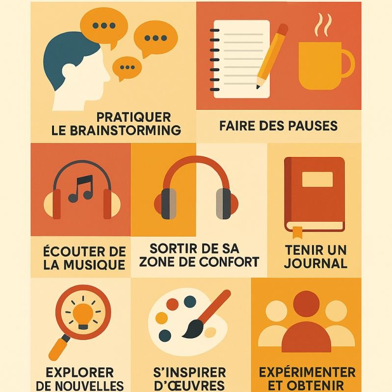 Tableau brainstorming - Art-Thérapie