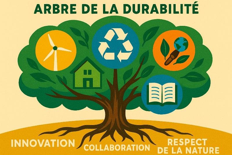 Un arbre de la durabilite - Art-Therapie