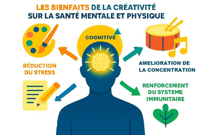 Un cerveau lumineux symbolise amélioration cognitive