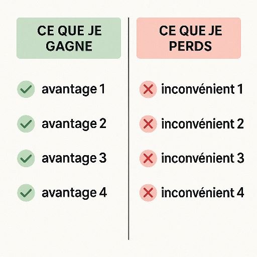bilan des avantages et inconvénients