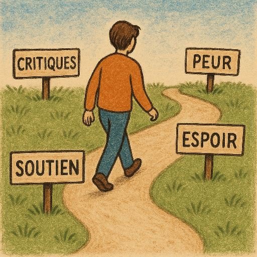 critiques peur soutien et espoir