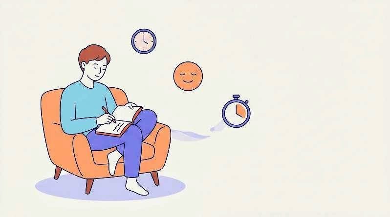 prise de notes sur un fauteuil