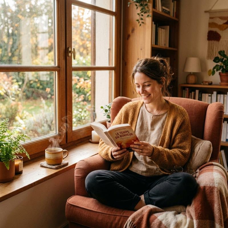femme lecture feel-good
